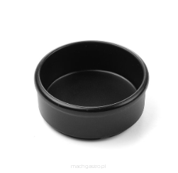 Miseczka na masło i sos, czarna, 3 szt., ø80x30 mm