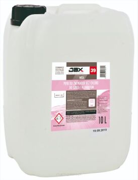 Płyn do zmywarek MEGA bez chloru do szkła i aluminium 10L - JAX PROFESSIONAL 39