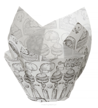 Foremka pergaminowa do frytek i przekąsek, 150 szt., 160x160x50 mm