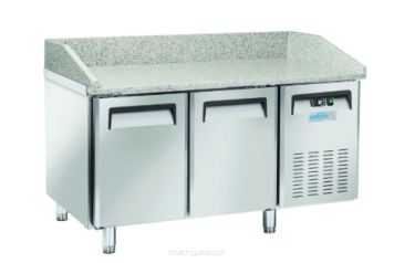 Stół chłodniczy do pizzy 2-drzwiowy | Arktic | 600x400 mm 230 V /210 W | 128 L