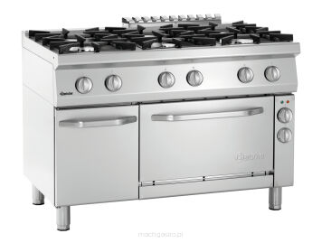 Kuchnia gazowa 70060 EB11 palnikowa z piekarnikiem el. GN 1/1