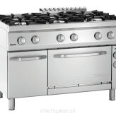 Kuchnia gazowa 70060 EB11 palnikowa z piekarnikiem el. GN 1/1