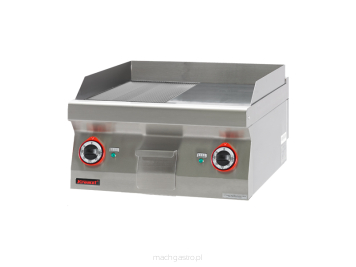 Płyta grillowa elektryczna gładka-ryflowana 700.PBE-800GR