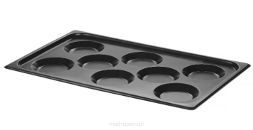 Blacha do jajek sadzonych, z powłoką nieprzywierającą CONVECTOMAT EGGPLATE, GN 1/1, czarny, 530x325x(H)26mm