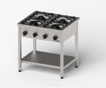 Kuchnia gazowa, Gredil, skręcana, 800x700x850 mm, P 21 kW, G30/37 mbar