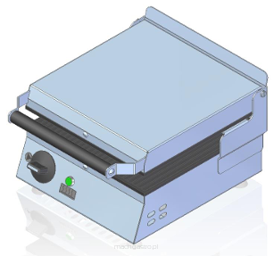 Grill kontaktowy | teflonowy | 1.6 kW | 273x328x192 mm