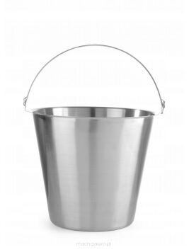 Wiadro 12l stal nierdzewna