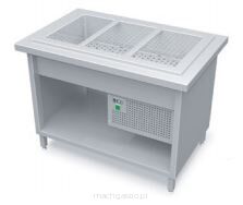 Stanowisko z wanną chłodniczą z chłodzeniem bocznym KL2-15 B-800 mm