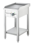Płyta grillowa elektryczna, wolnostojąca, ryflowana, 4 kW, 400 V