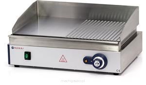 Płyta grillowa Blue Line - 1/2 gładka, 1/2 ryflowana 203156