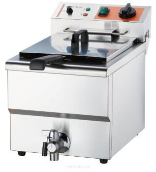 Frytownica elektryczna z kranem, 1-komorowa, Caterina, 8.0 L, 3.0 kW
