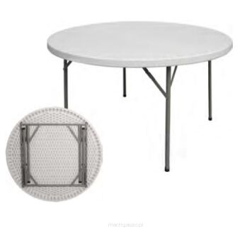 Stół cateringowy składany okrągły fi 1150 h 740 mm