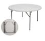 Stół cateringowy składany okrągły fi 1150 h 740 mm
