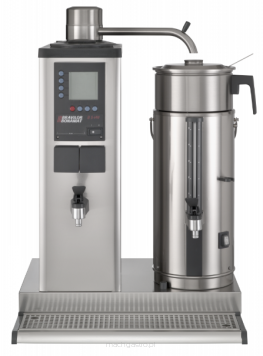 Urządzenie do parzenia kawy przelewowej z wbudowanym warnikiem | B5 HW termos po lewej stronie ze stożkiem do filtra