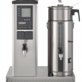 Urządzenie do parzenia kawy przelewowej z wbudowanym warnikiem | B5 HW termos po lewej stronie ze stożkiem do filtra