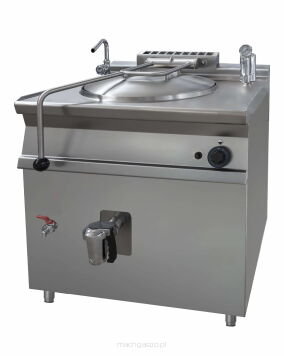 Kocioł warzelny gazowy z grzaniem pośrednim | 12,5 kW | 80 l | 800x700x900 mm | RQLR-782G