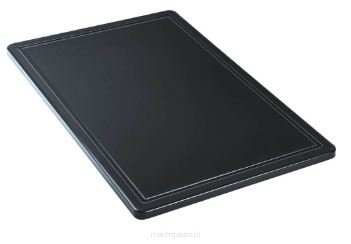 Deska do krojenia, czarna, 600x400x18 mm