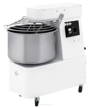 Miesiarka spiralna ze stałą dzieżą o 2 prędkościach | Prismafood | 56 kg/h | 22.0 L | 400 V / 1.1 kW | 385x670x725 mm
