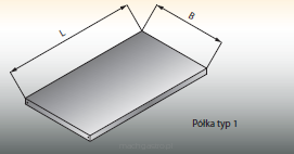 Półki do stołów | Typ,1 Typ 2