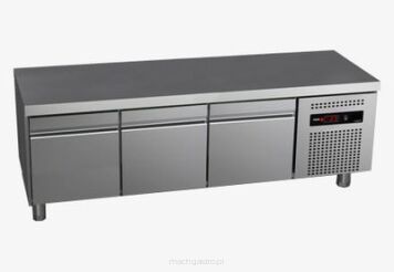 Podstawa chłodnicza 277L szuflady 3x2/3 CCPB-3G W