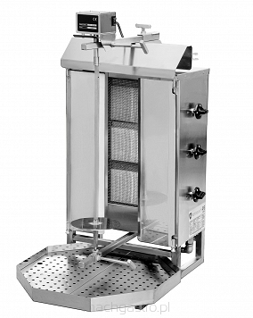 GYROS | OPIEKACZ GAZOWY DO KEBABA | 3 PALNIKI | WSAD 40KG KLG220