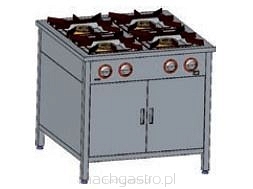 Kuchnia gazowa 4-palnikowa z szafką 7.0 / 5.0 / 3.5 / 5.0 kW