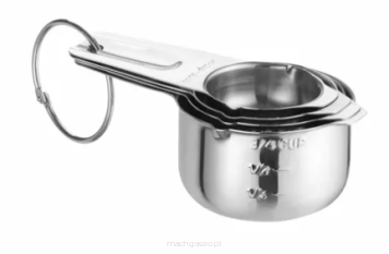 Miarka - zestaw 4 szt. | 135x80x45 mm