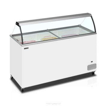 Dystrybutor do lodów na 12 kuwet IC501SC+SO - 1550 x 630 x 1250 mm