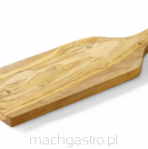 Deska do serwowania z drewna oliwnego z uchwytem, 400x140x18 mm
