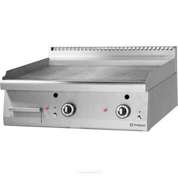 Płyta grillowa gazowa 800 ryflowana - G30 (propan-butan)