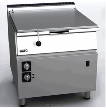 Patelnia elektryczna przechylna SB-E910 IM, stal nierdzewna 90 l, 15 kW, 800x930x850 mm