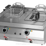 Frytkownica elektryczna | podwójna | 12.0 kW | 2x 10.25 L | 700x650x300 mm