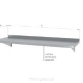 Półka wisząca na dwóch konsolach POL-382