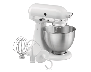 Robot kuchenny KitchenAid 5K45SSEWH, biały, 4,28L