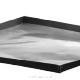 Tacka do pieców konwekcyjno-mikrofalowych | nieprzywierająca | czarna | kwadratowa | 280x280x15 mm