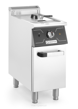 Frytownica elektryczna pojedyncza z szafką 24l,  Grafen Perfecta
