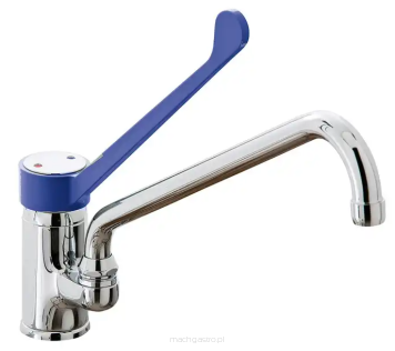 Bateria sztorcowa jednootworowa łokciowa z regulatorem strumienia 2 rodzaje wody | GM-PL-30 S1
