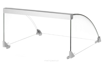 Pokrywa szklana do podgrzewacza rolkowego do parówek, do podgrzewacza z 9 rolkami o kodzie 268605, 470x401x250 mm