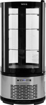 WITRYNA CHŁODNICZA 100L 48x48x103 CZARNA