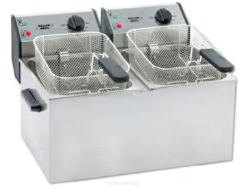 Frytownica nastawna, 2-komorowa, 2x5 L, 6.4 kW