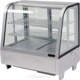 WITRYNA CHŁODNICZA 100L 68x45x67 SREBRNA