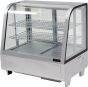 WITRYNA CHŁODNICZA 100L 68x45x67 SREBRNA