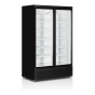 Szafa chłodnicza przeszklona Atom Maxi C2DB | 2-drzwiowa | drzwi skrzydłowe | 1253 x 710 x 2003 mm