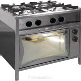 Kuchnia gazowa 4-palnikowa z piekarnikiem elektrycznym TGM 4720/PKE-1, 6.5 / 5.0 / 3.4 / 5.0 kW