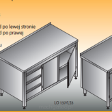 Stół roboczy z blokiem szuflad i szafką | LO137/LS3 | LO137/PS3