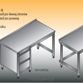 Stół roboczy z blokiem szuflad | LO134/LS2 | LO134/PS2