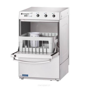 Zmywarko wyparzarka, do szkła, dozownik płynu myjącego, pompa zrzutowa, 2.77 kW, 230 V