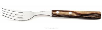 Widelec stołowy steak/pizza, linia Horeca, brązowy - zestaw 12 szt., Tramontina, 200 mm