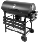 Grill węglowy z pokrywą | ruszt 710x350 mm