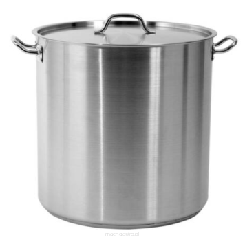 Garnek wysoki z pokrywką ze stali nierdzewnej 40x40 | 50.3 L